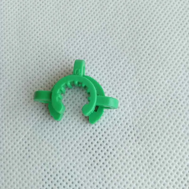 10 mm, 14 mm, 19 mm Kunststoff-Keck-Clip, K-Clips, Labor-Labor-Klemmen-Clip, Kunststoff-Schloss für Glasbongs, Wasserpfeifen, Adapter, Raucherwerkzeuge