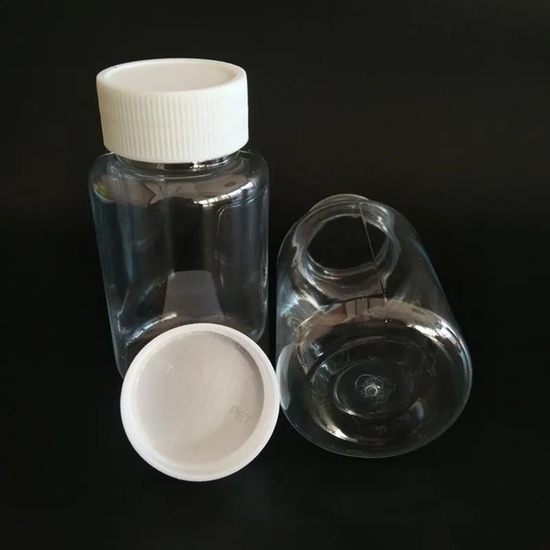 100ML زجاجة بلاستيكية شفافة PET الجملة عينة زجاجة السائل subpackage ماكياج أداة الشحن السريع F499