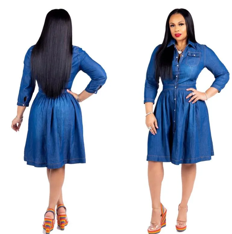 2019 Spring New Fashion Women Dresses Sexy Casual Loose Dress Handsome Deep V With Botton Rompers Full Length Overalls Lady Big Size From 39 24 DHgate
