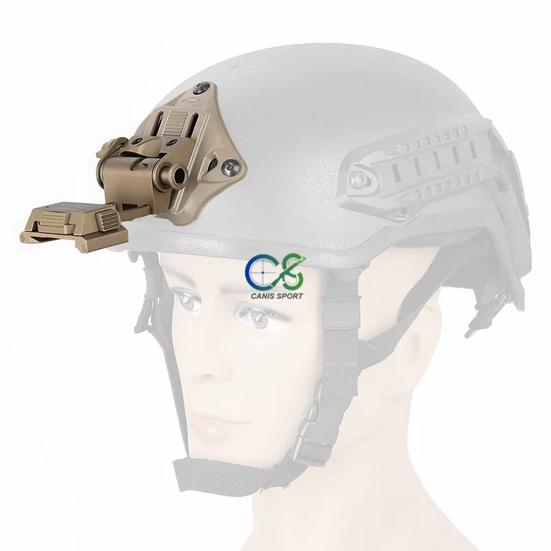 Yeni Varış Alüminyum Kask Adaptörü NVG Montaj Kask Braketi Gece Görüşü için Kalıcı Vas Örtüsü Cl24-0190