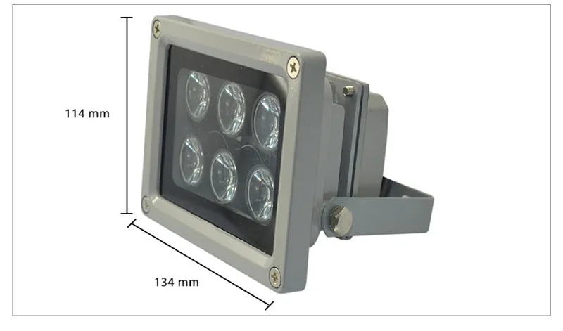Array IR Illuminator Infraröd lampa Array LED IR Ljus 10-30m Utomhus Vattentät för CCTV-kamerafabrikuttag