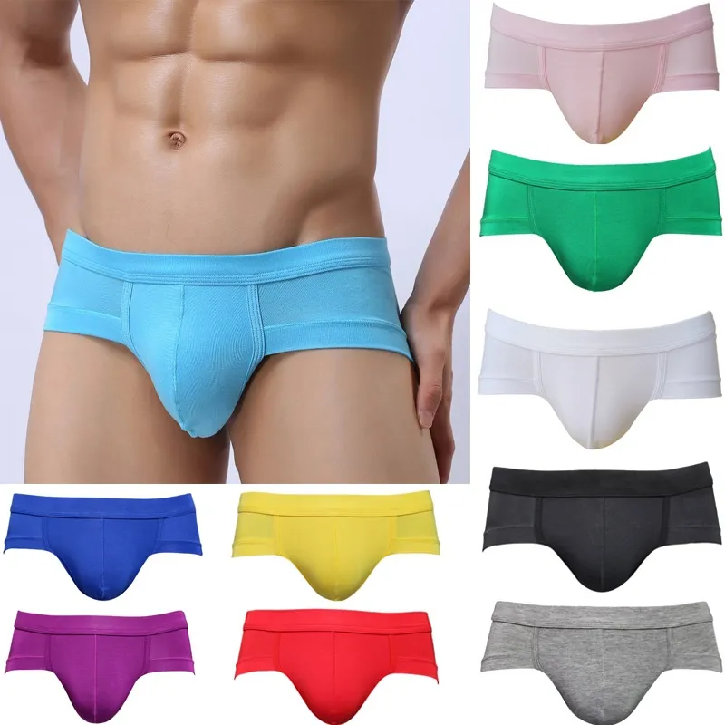 BNC Wholesale Men Boxer Short 5 Pcs A Lot Men Low Rise Briefs Boxers Sexy G-string Underpants Underwear Pants