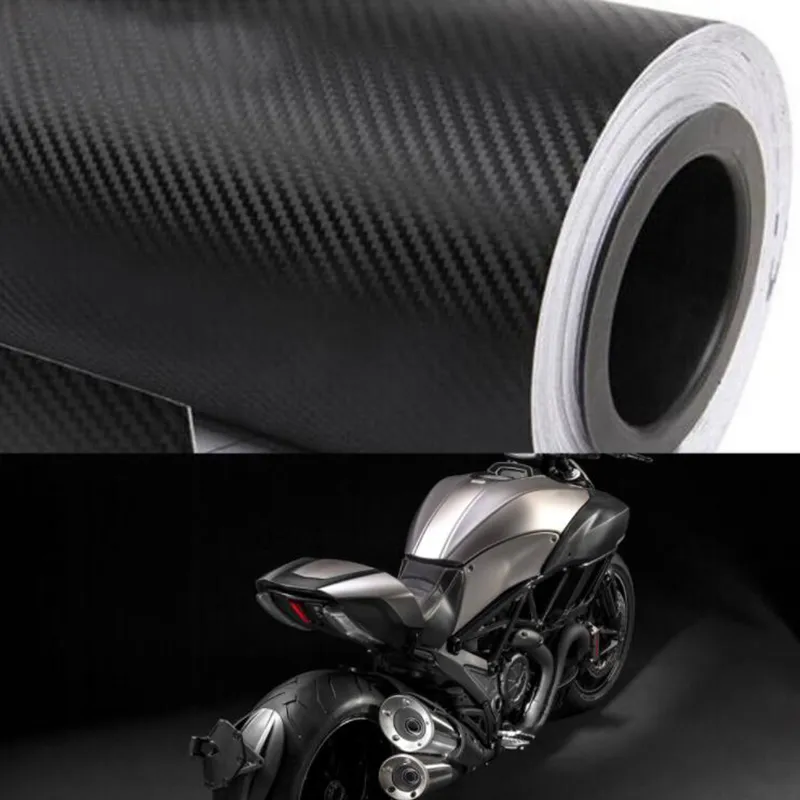 Premium 3D Carbon Fiber Vinyl Wrap 30x200cm Motorcycle Auto Styling  Shop Now!