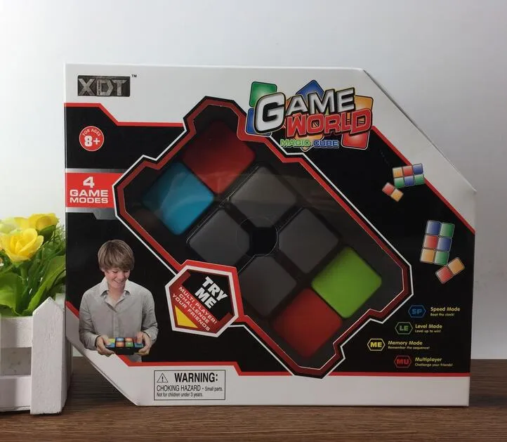 Migająca Muzyka Cube Odmiana Magia Dla Cube Nieskończoności Zabawka Spinner Cubo Fidget Flip Edukacja Chłopiec Neo Speed ​​Elektroniczny Dorosły Kid