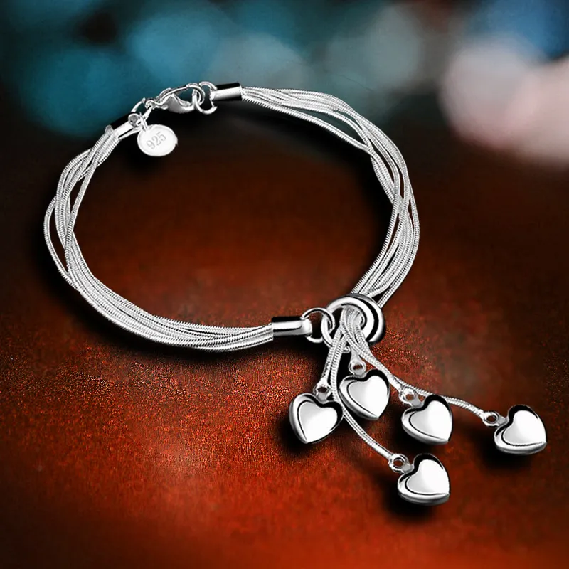 Good quality best sale silver bracelets