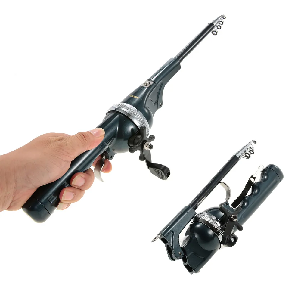 Telescopic Mini Fishing Rod Set With Folding Pole, Fiberglass Reel, And  Ultralight Baitcasting Rod 133/158CM Fish Tackle From Walon123, $28.15