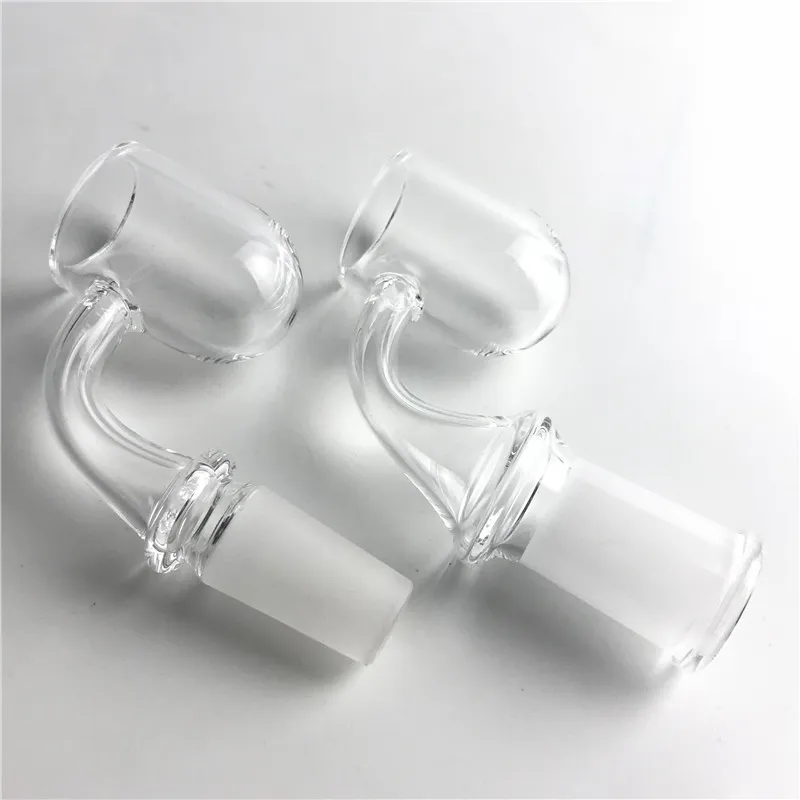25mm XL 3mm Thick Quartz Banger Rocket Head Nail with Flat Top Round Bottom Domeless Nails with 10mm 14mm for Glass Water Pipes