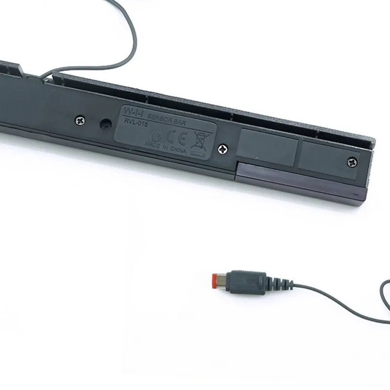 Wired Infrared IR Ray Motion Sensor Bar for Wii and WiiU Console Signal Receiver DHL FEDEX UPS EMS FREE SHIP