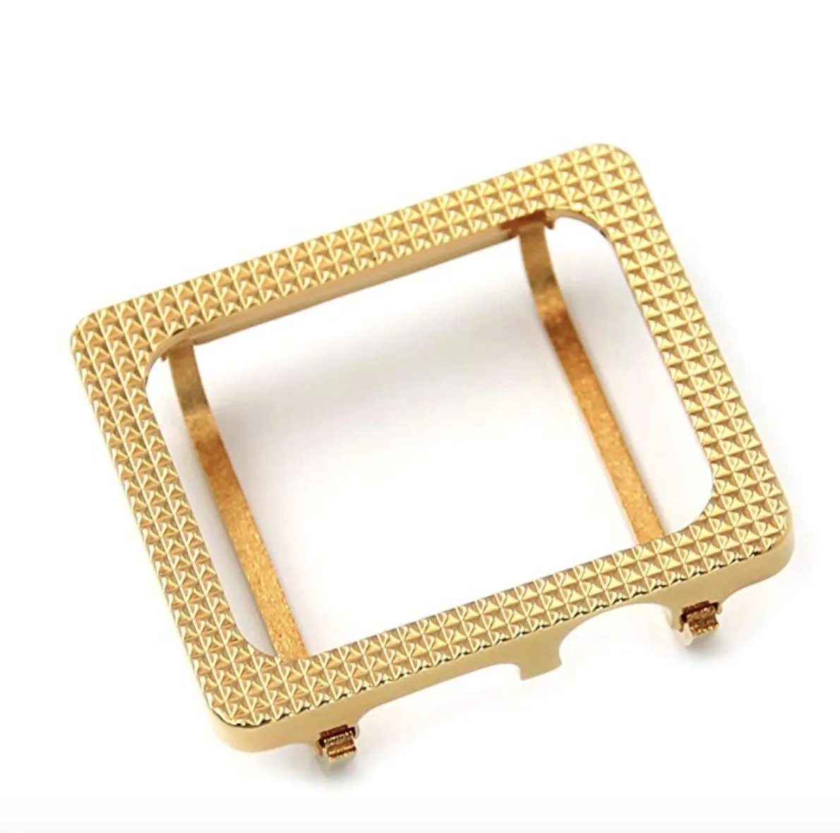 38mm 42mm Gold plated exquisite square metal case Compatible For Apple Watch Series 3 2 1