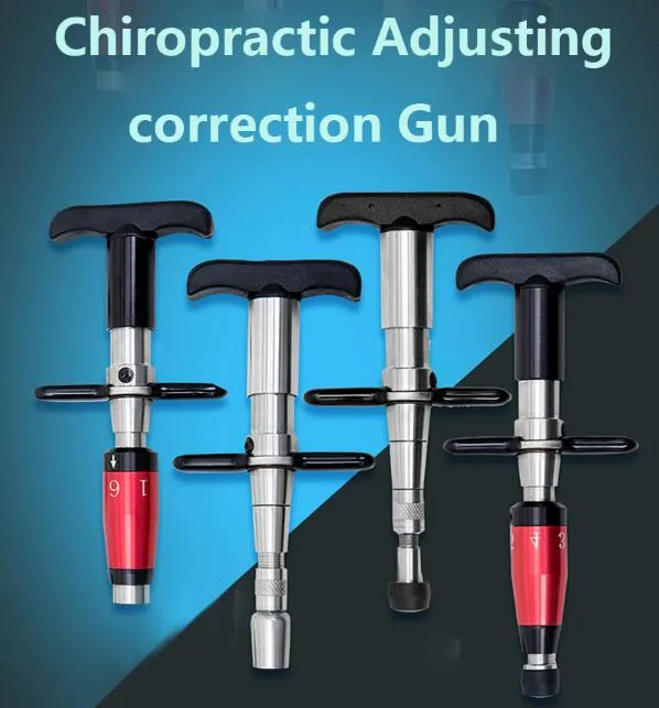 Hoge kwaliteit 100% Originele One of 3 Heads Verstelbare Intensiteit Medische Therapie Chiropractische Instrument Instrument Correction Gun Activator