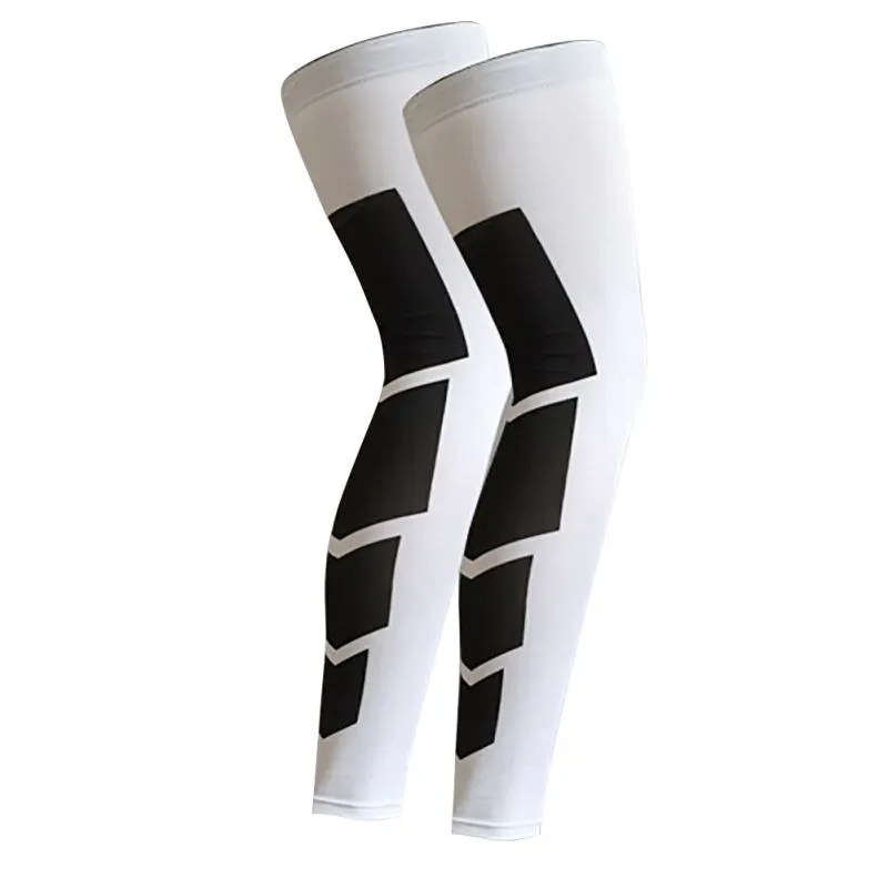 Outdoor Sports Cycling Leg Knee Long Sleeve Protector Gear Crashproof Antislip Legwarmers