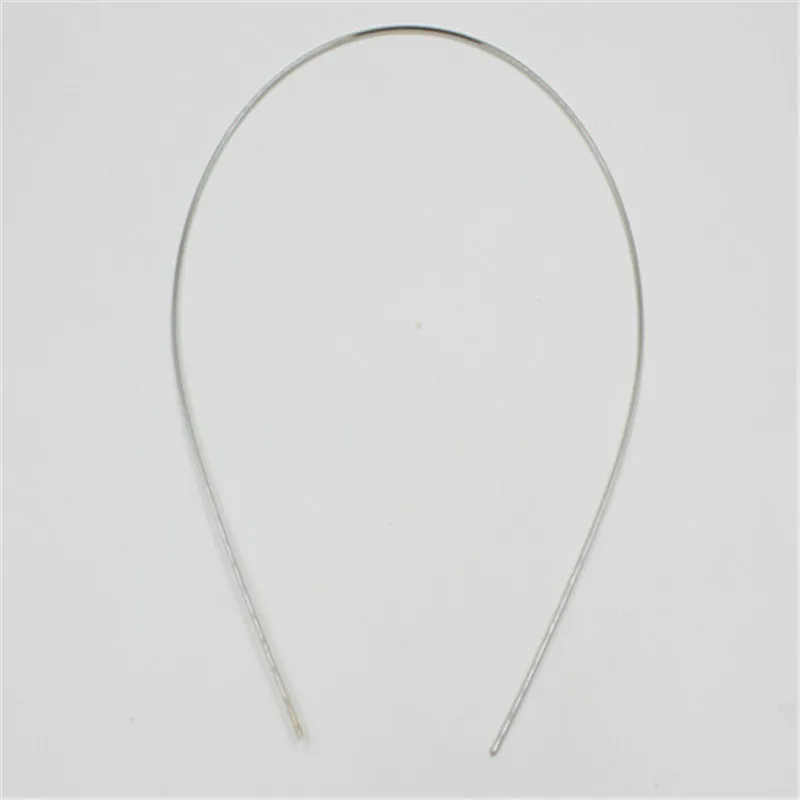 12mm Stainless Steel headband Wear The Beads Hair Band Hairwear Base Setting No Teeth DIY Hair Accessories4926957