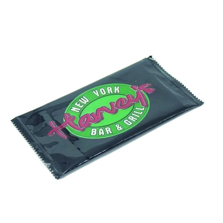 Customized Personalized Package towel Wet Wipes Disposable Nonwoven Single food service ,school Wet Tissue Cleaning Supplies