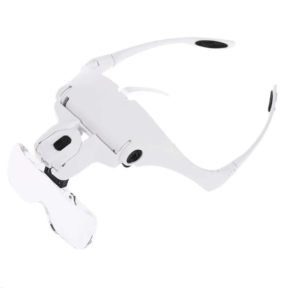 Livraison gratuite Loupes lupa relojero Loupes lupas de aumento loupe verre lente ingrandimento lampe loupe led coup de main