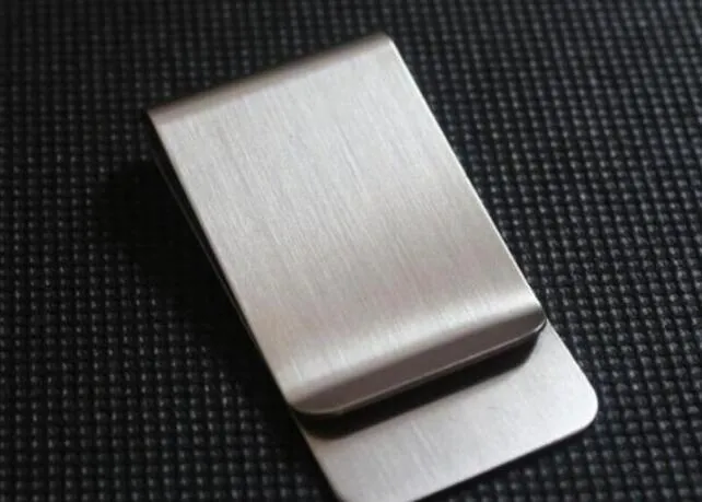Pince à billets Portable en acier inoxydable pince à billets support pour poche en métal mode pinces à billets portefeuille sac à main
