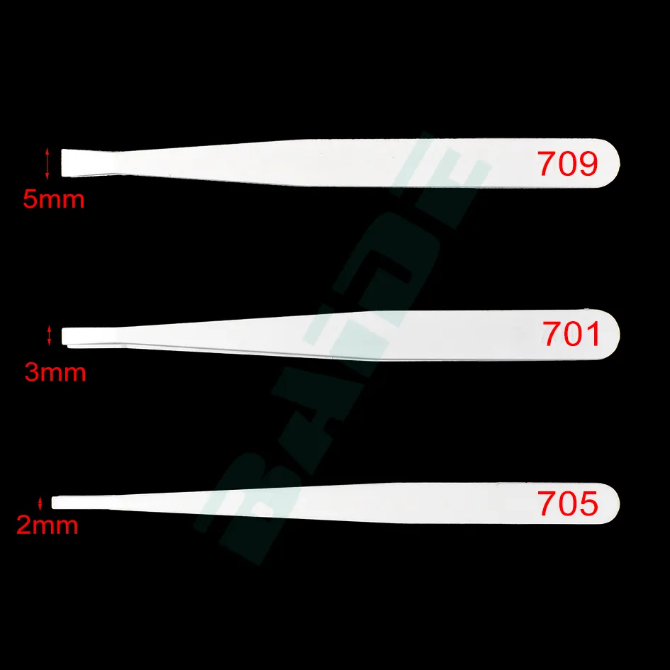 Multifunction White New Portable Straight Bend Anti-static Plastic Tweezer Heat Resistant Repair Tool Pointed,flat,elbow head