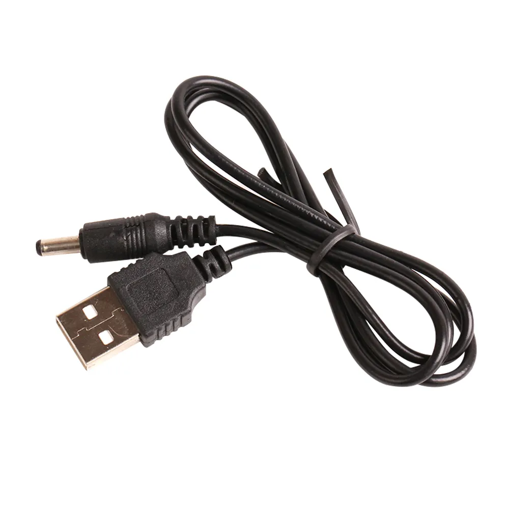 1000 sztuk / partia Kabel ładowarki USB 60cm / 2ft do DC 3,5 mm Wtyczka / Jack DC3.5 Kabel zasilający