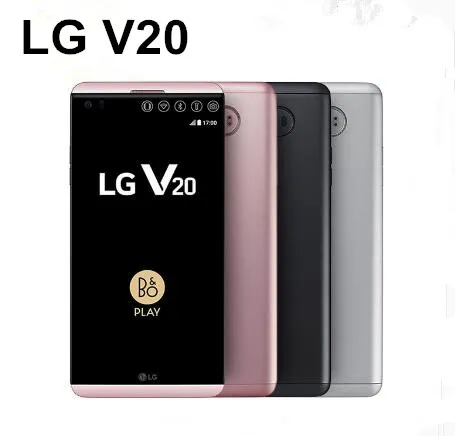 الأصلي LG V20 H910 H918 H990N VS995 F800 مقفلة 4GB / 64GB 5.7 بوصة المزدوج 16MP + 8MP الروبوت OS 7.0 4G LT الهاتف المحمول تجديد