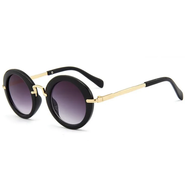 Mode kinderen kleine jongens meisjes vrouwen jonge kinderen retro antiUV400 zonneschermen baby bril brillen sunglass1221929