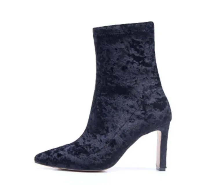 Velvet boots fall clearance 2018
