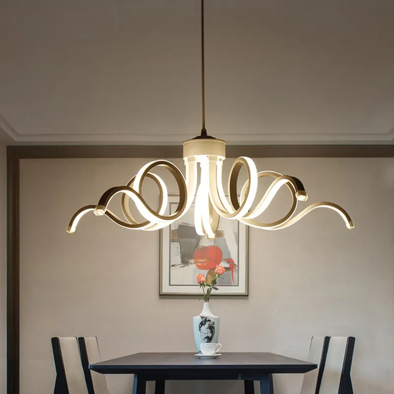 Nowy styl Nowoczesny LED Sufit Light Wave Style Akrylowe LED Zamontowane światło LED do sypialni domowej kuchni