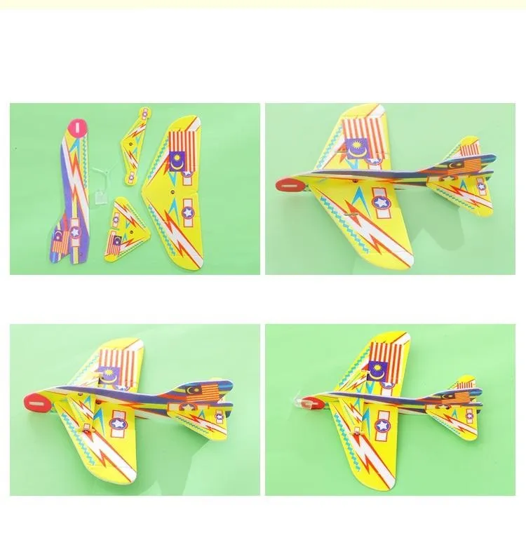MixColor Super Wings Flying Glider Planes Aeroplane Party Bag Fillers Childrens Kids Toys Game Prizes Gift Model c006