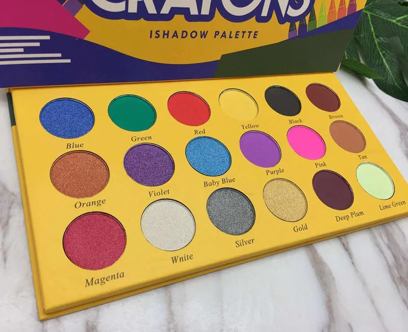 BOX OF CRAYONS Paleta de sombras para olhos 18 cores Shimmer Matte maquiagem para os olhos 2951621