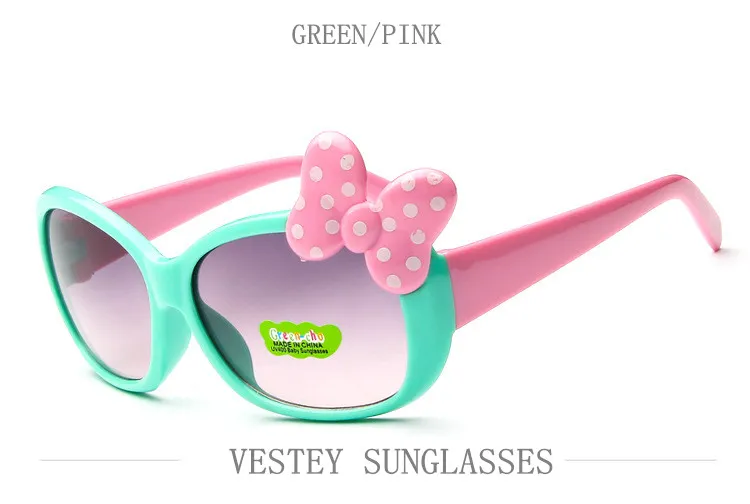 Niños princesa gafas de sol lindas gafas de sol de moda para niños Bebé venta al por mayor de alta calidad muchachos gafas Gilrs HD Lens Oculos UV400