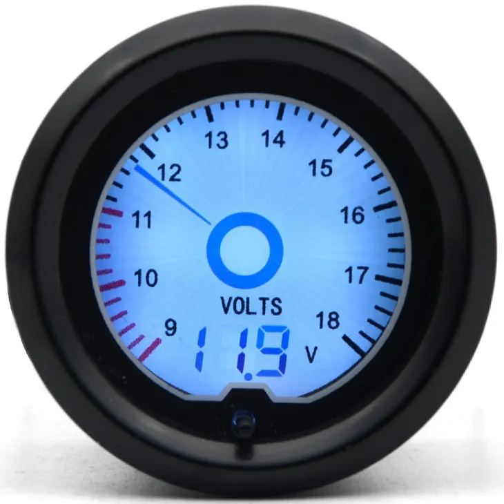 2 inch 52mm Voltage Gauge Racing Gauge LCD Digital Display Car Meter Multiple Colors9865086