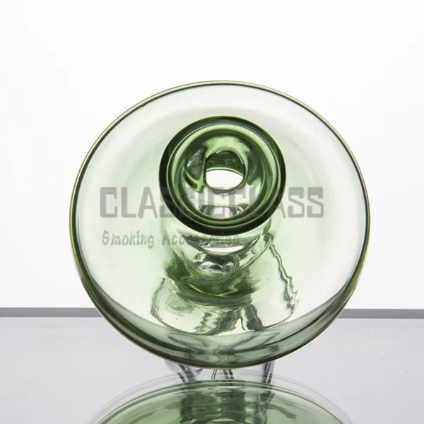 Tappo Spinner Dual Directional Glass Carb Cap con due gambe chiodo Flat Top Quartz con inserti Terp Pearl