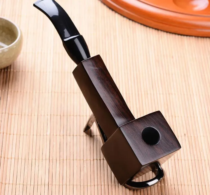 Personalized fashion square pipe creative design, exquisite design, flat head portable pipe