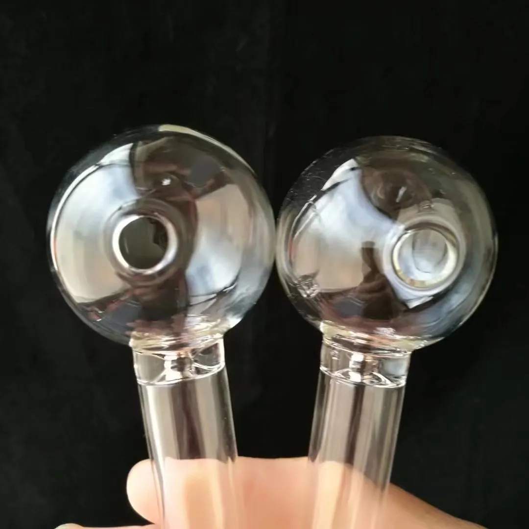 Super Bubble Transparent Glass Pipe Wholesale Glass Hookah, Glas vattenrör, gratis frakt