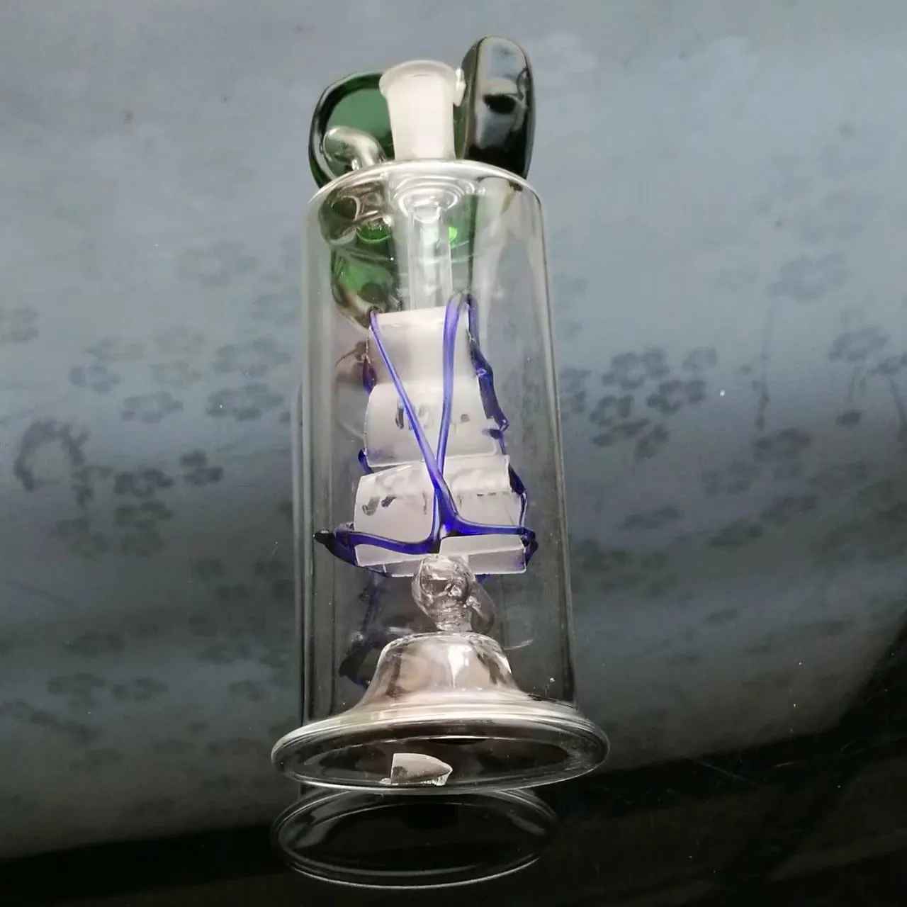 Rury palenia żaglówka szklana butelka, hurtownia Bongs Bongs Burner Glass Rury wodne Rurki szklane rurowe platformy olejne palenie