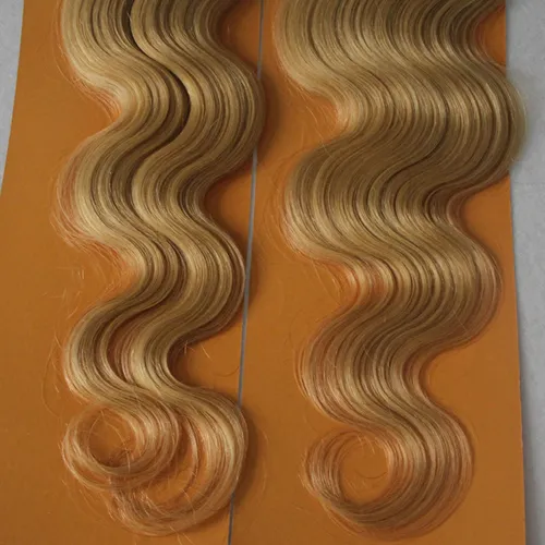 100g 613 Bleach blonde Skin Weft Tape Hair Extensions Double Drawn Adhesive Hair Brazilian Body Wave Tape In Human Hair Extensions