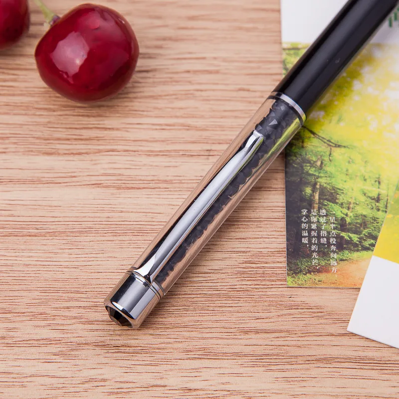 2018 stylo à bille en cristal mode Style créatif stylo tactile pour l'écriture papeterie bureau école stylo à bille encre noire