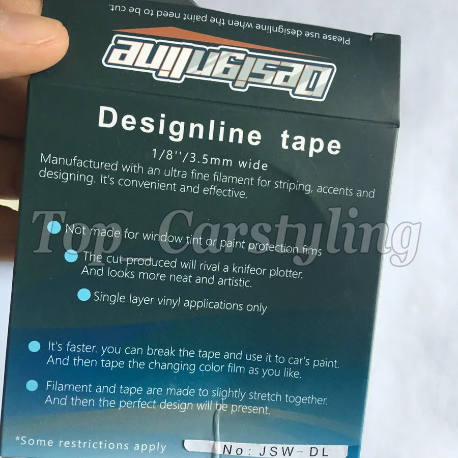 Knifeless Finish Line Ruban De Découpe Vinyle 50m (164ft) - Bande Adhésive Sans Couteau Pour Wrap Auto, Rayures Et Designs Précis - Pas De Résidu
