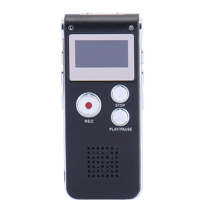 Nieuwe oplaadbare 8 GB Digitale Audio Sound Voice Recorder Dictafone MP3-speler Hoge kwaliteit Mini Digitale USB Voice Recording Pen