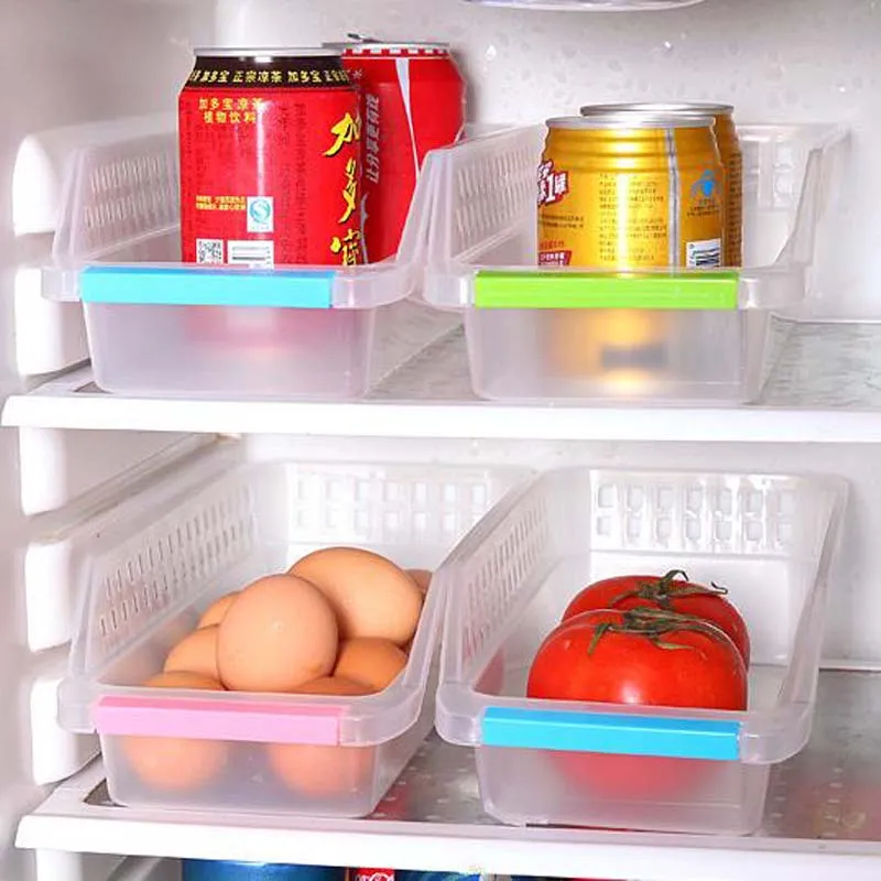 جديد الثلاجة تخزين مربع أجوف التدريجي درج الثلاجة الطازجة مربع المطبخ بقالة مربع الثلاجة الغذاء الحاويات شحن مجاني