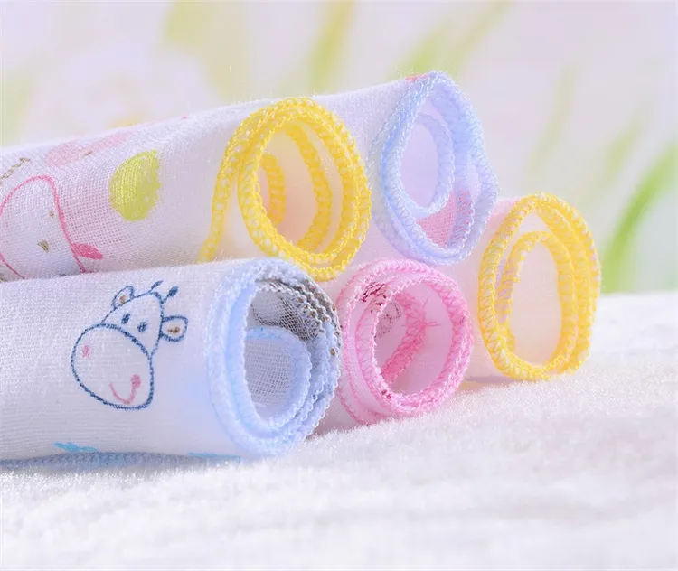 Haute qualité mode nouveau-né bébé coton imprimé gaze carré écharpe/bébé serviette d'alimentation mouchoir Burp Chiffons T2I026