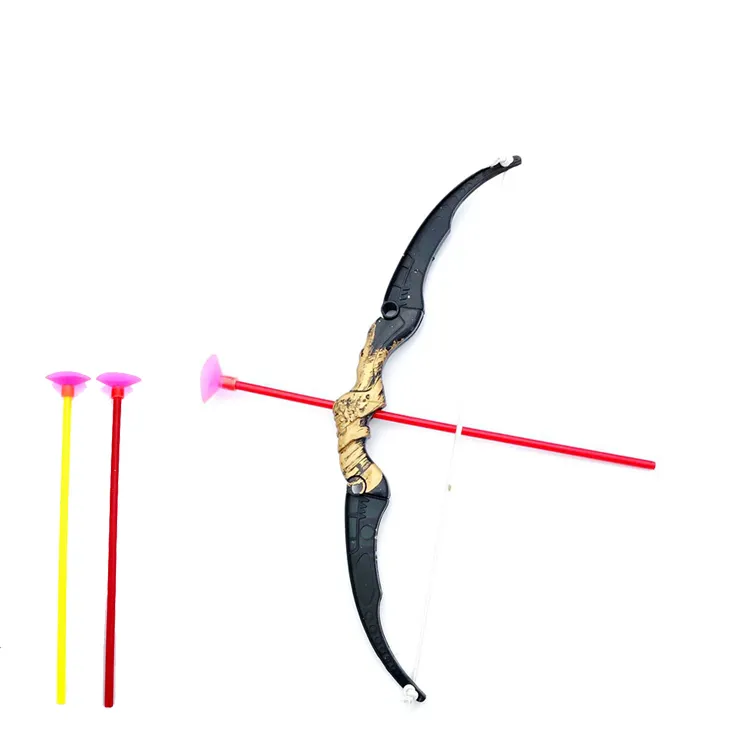 送料無料創造的な弓と矢のおもちゃのプラスチックは人々の弓と矢のおもちゃギフトパズルを傷つけない