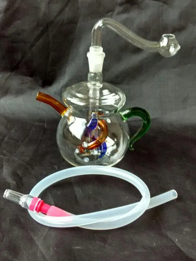 Cup type water bottle Wholesale Glass Bongs Accessories, Glass Water Pipe Smoking, 