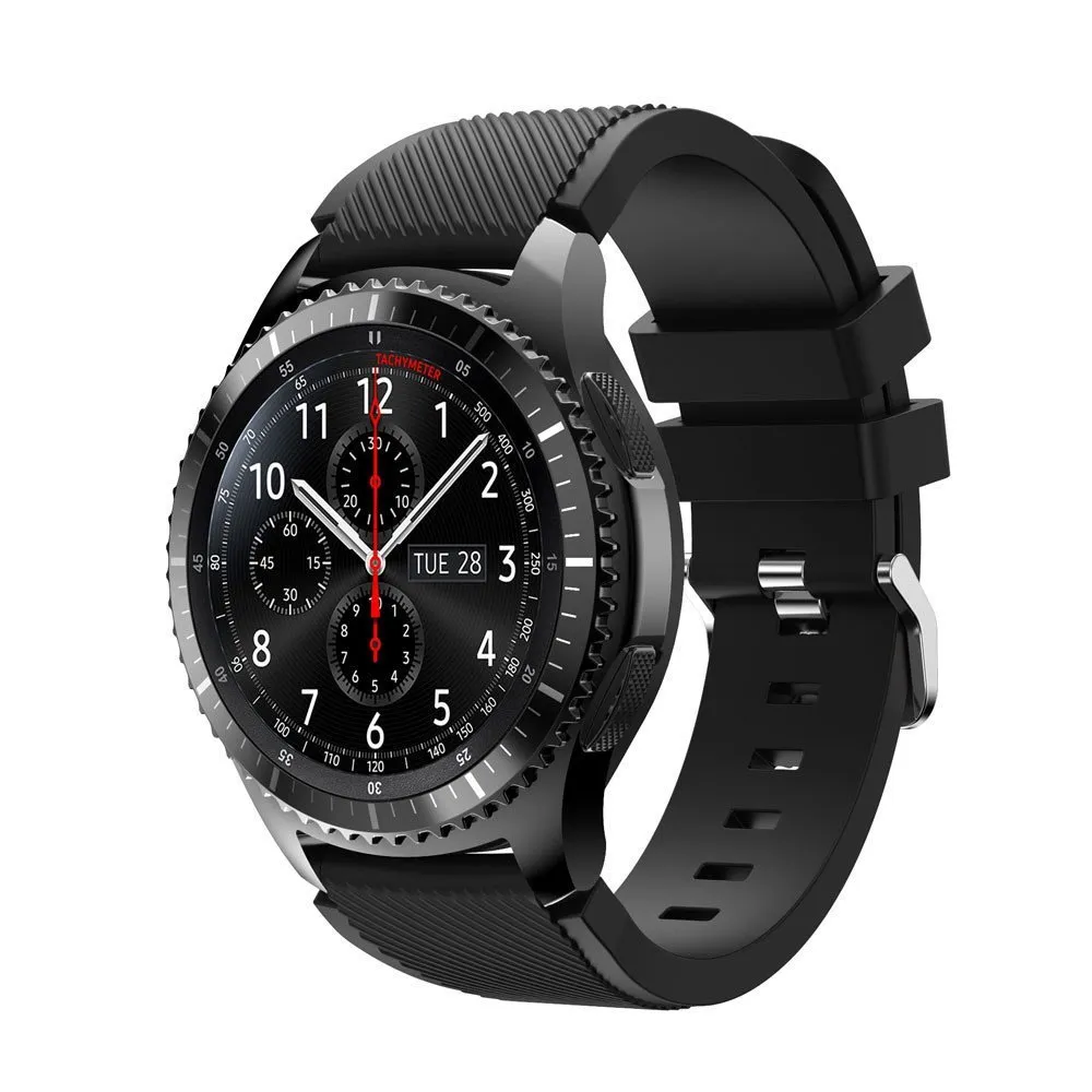 Hotsale Nieuwe vervanging Polsband Polsband Silicon Strap Clasp Voor Samsung Gear S3 Smart Watch Bands Armband