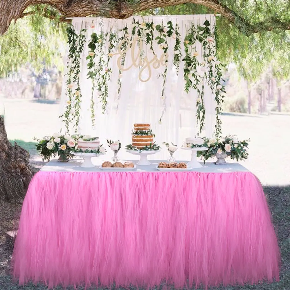 Gonna tulle tavolo on sale fai da te