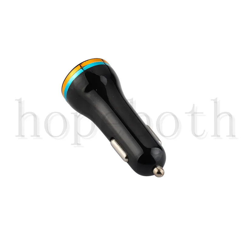 Adaptador Porto BRAND NOKOKO Car Charger ALL Telefone Double porta USB Car Charger LED carregador de carro Dual USB