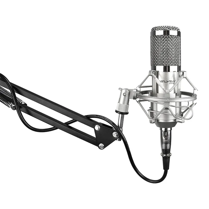 Professionelle Kondensatormikrofon für Computer BM 800 Audio Studio Gesangsaufzeichnung MIC KTV Karaoke + Mikrofonständer