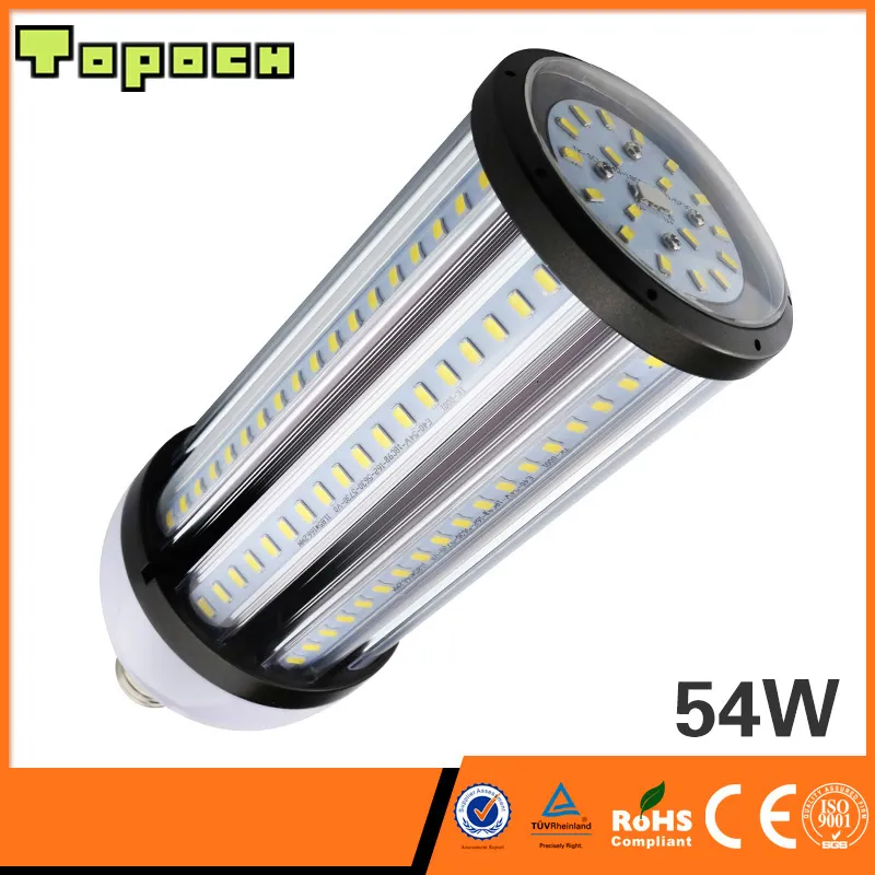 Topoch Led Lampa Kukurydza Lampa Ogrodowa Lampa Oświetlenie High Bay 36W 45W 54W 120LM / W Lista UL CE 100W-200W MHL / HPS Retrofit