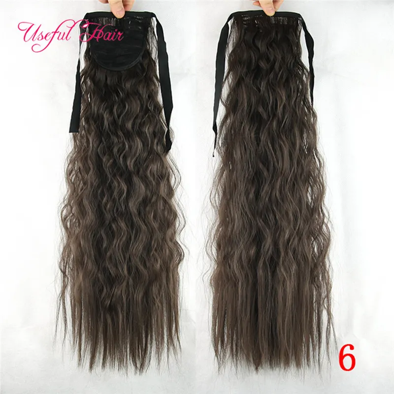 Valentines Day Presente Pony Cauda Hairpieces Drawstring Ponytails Pente Cabytail Loira Cabelo Extensão Clipe em Extensões de Cabelo para Mulheres Negras