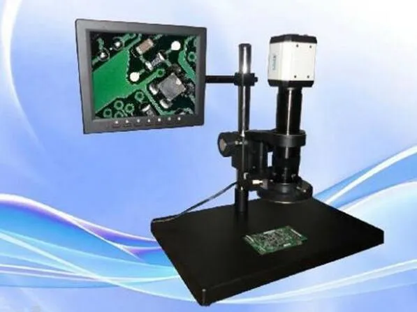 Digital-industrieller Inspektions-Zoom-Videomikroskop USBVGA-Ausgang + CCD-Kamera