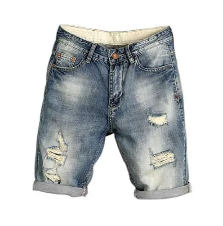 Amazon Biker Jeans Shorts Denim Shorts For Men Slim Fit Biker