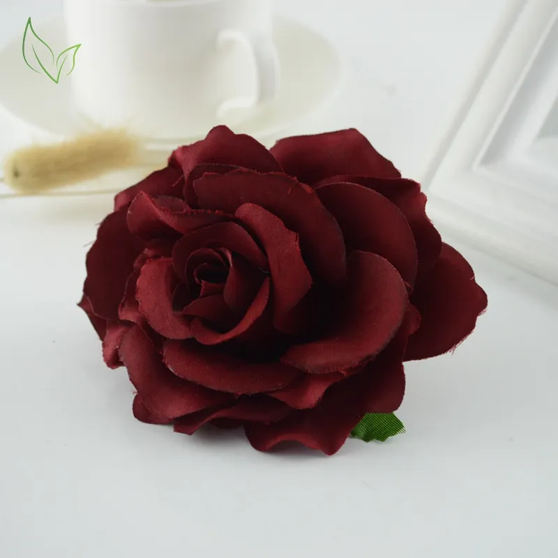 10pcs Neue billige Seiden Rose Hochzeitsauto Wohnzimmer Dekoration Handwerk DIY WACHE